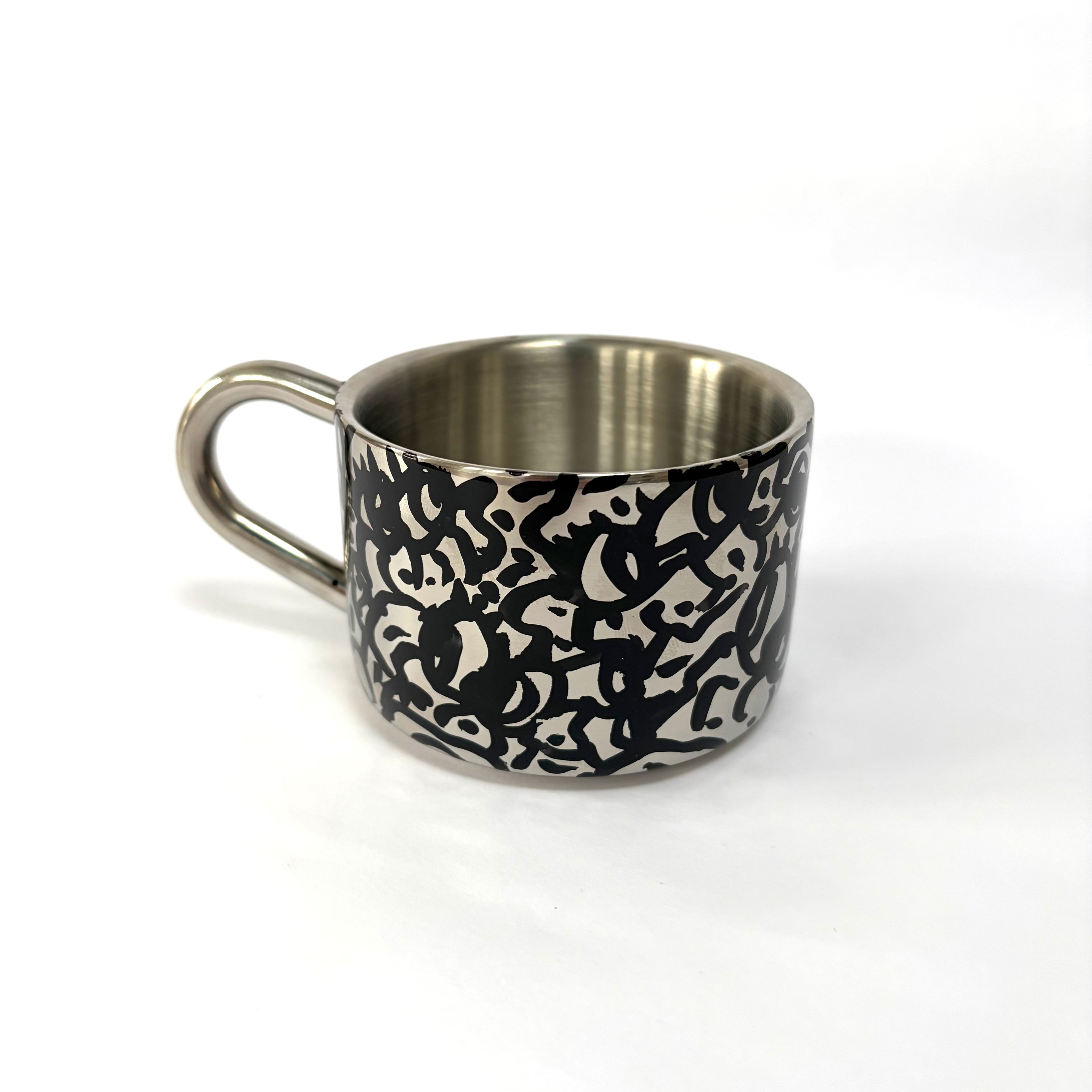 FRAGMNT X LAURITS KUNØ - HANDPAINTED STEEL CUP